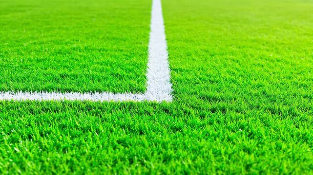 Corner of a soccer field
