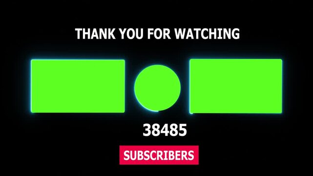 Animation- 50000-subscribers counting YouTube channel celebration with confetti. Social media: Quick count of subscribers to 50000. Counting up to 5000 subscribers for social media. 4K animation