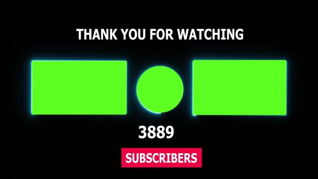 Animation- 5000-subscribers counting YouTube channel celebration with confetti. Social media: Quick count of subscribers to 5000. Counting up to 5000 subscribers for social media. 4K animation