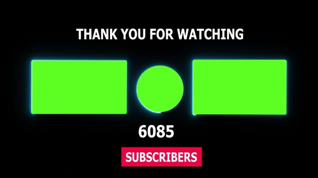 Animation- 8000-subscribers counting YouTube channel celebration with confetti. Social media: Quick count of subscribers to 6000. Counting up to 8000 subscribers for social media. 4K animation