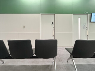 病院の廊下(待合エリア)