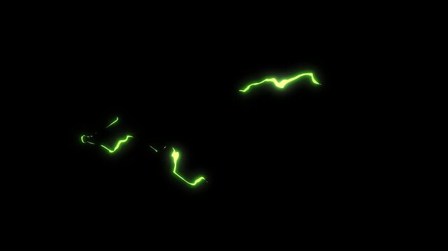 雷エフェクト 3色詰め合わせ 寒色系　lighitning effect