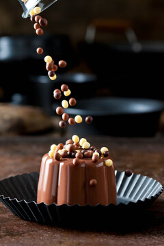 Chocolate pudding with