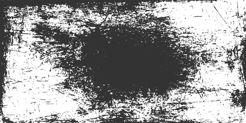 Grunge Texture with central darkness: A striking monochrome grunge texture, centered by a deep void, creating a visual contrast with its textured surface. © PS  GALLERY 