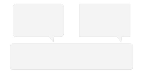 Set of Modern Frosted Glass Speech Bubbles Chat Icons Isolated, glassmorphism, speech bubbles, chat icons, talk bubbles, message boxes, transparent png, frosted glass set, communication design