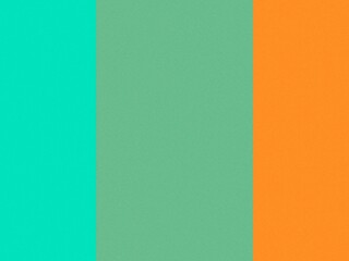Fototapeta premium Minimalist vertical color block background with vibrant teal and orange