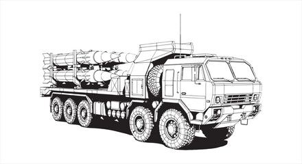 Military Tank Blueprint – Armored Vehicle Engineering CAD Technical Drawing © RNB DESIGN