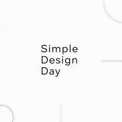 Minimalist design concept with simple text.