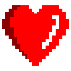 Heart Pixel Art