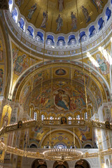 Obraz premium La cathédrale Saint-Sava à Belgrade en serbie