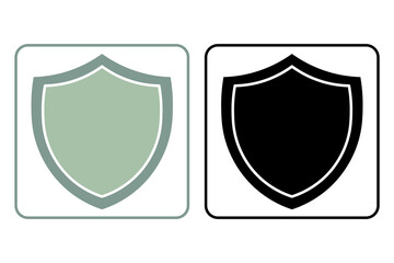 Medical Shield Solid Health Protection Medical shield bold security icon for health insurance apps and secure medical data