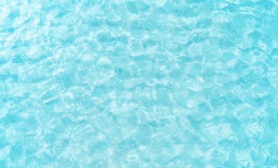 Obraz premium blue clear water reflection and ripples