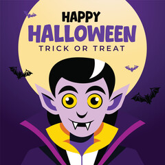 Halloween party instagram post design