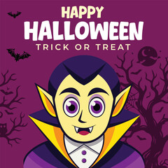 Halloween party instagram post design