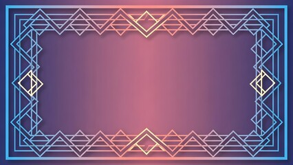 Obraz premium Purple Ornamental Pattern Banner Background Design