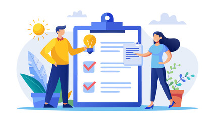 Corporate landing page concept for project planning and workflow optimization.eps