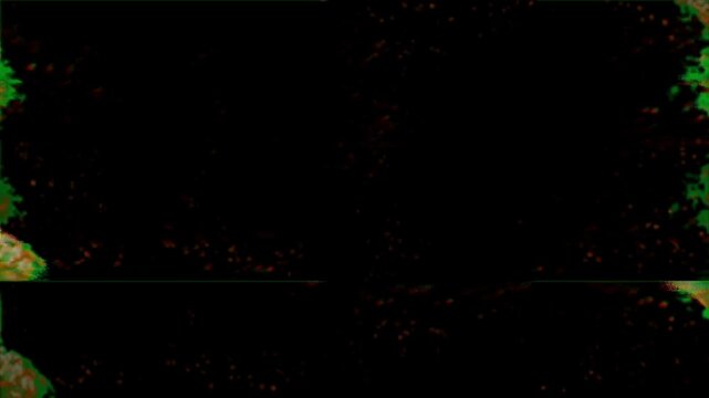 Organic burning paper transition with black holes appearing on green screen for creative video editing and professional film production projects