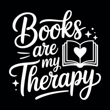 Inspirational Script Lettering for Book Club Posters and Reading Nook Wall Art Print. Aesthetic Bookish Typography Design for T-shirts Mugs and Digital Prints for Readers. 