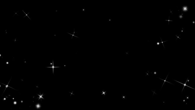 Inspirational animated text motion footage displays the positive affirmation motivation comes from within against a dark starry background video