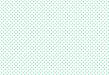 シンプルなドット背景素材　緑色