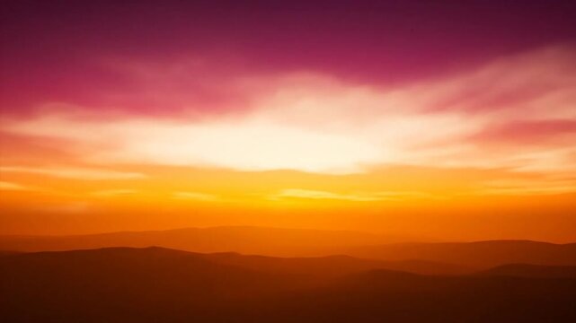 Dramatic sunset sky with clouds and warm colors for abstract backgrounds