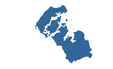 Obraz premium Viborg Denmark map showing highlighted location in Europe.