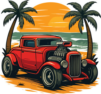 Vintage Car Beach」の写真素材 | 41,458件の無料イラスト画像 | Adobe
