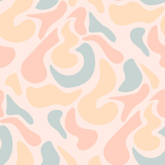 Naklejka premium Abstract Boho Seamless Pattern Fabric Textile Background