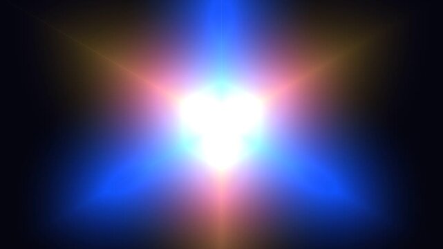 Generating Abstract Light Gradient with Dynamic Color Burst