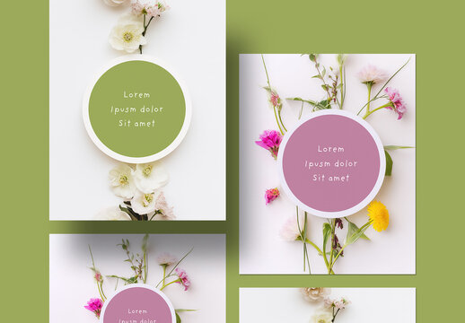 Floral Quote Posts For Social Media