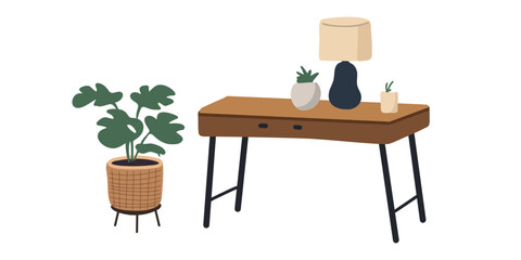 practical coffee table in modern living room interior design scene