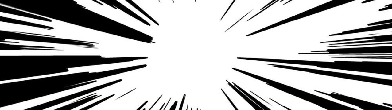 Speed lines motion effect zoom blast background
