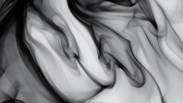 Abstract black and white smoke pattern background.