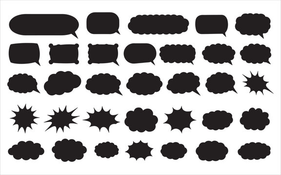 Thin Line Conversation Bubble Pack