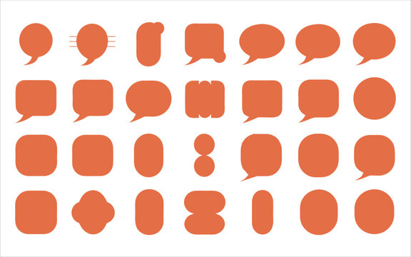 Hand Sketched Speech Bubble Graphics