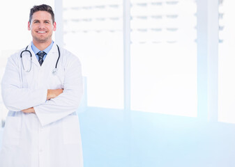 Piano keyboard showing colored circular stickers marking notes over keys on white studio background