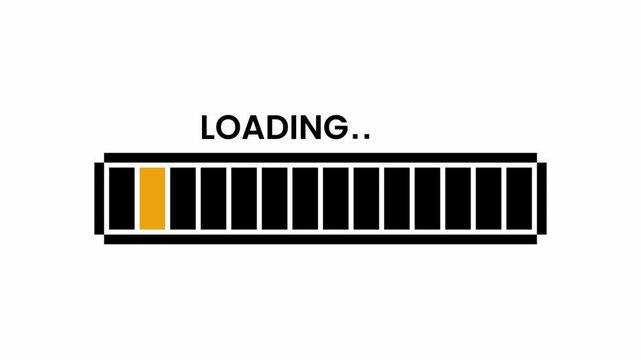 video gif loading bar processing battery power