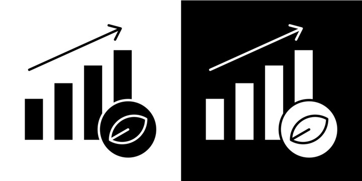Growth In Monochrome Glyph 