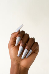 Nail art for dark skin