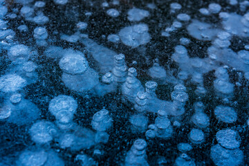 南相木村立岩湖アイスバブル © Umibozze