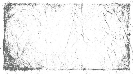 Obraz premium Gray distressed grunge texture with scratches and speckles on white background