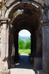Fototapeta premium the ruins of the city of the most famous landmark in the summer