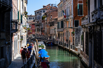 View of the canals of Venice (Italy) © McoBra89