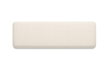 Minimalist design with simple white canvas on gray gradient background for modern art or graphic layouts