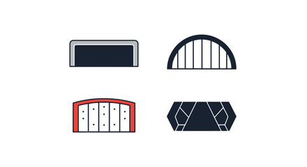 Headboard Decor Line clean vibrant tone illustration