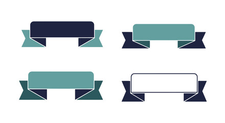 Header ribbon Line minimal abstract clean illustration