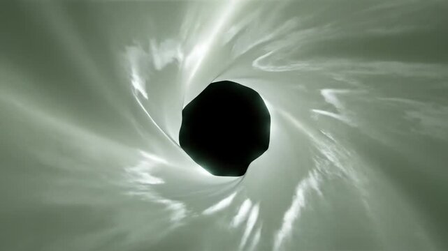 Smooth Creamy Milk Liquid Wormhole Portal with Cinematic Fluid Flythrough