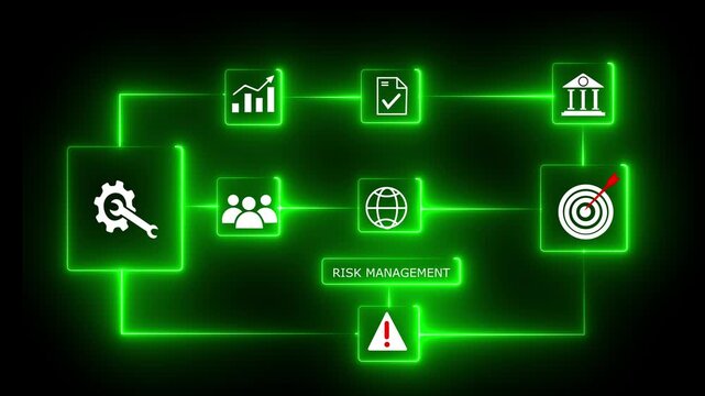 Businessman managing and assessing risks for business investment, focusing on risk control, forecasting, estimation, and financial strategy for effective management.
