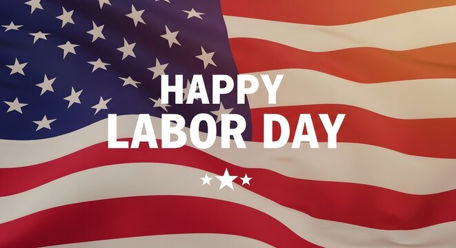 Happy labor day celebration in america honoring workers and labor unions