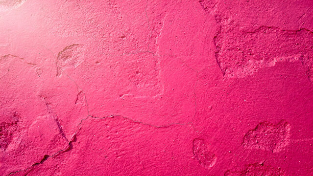 Mexican Pink Plaster Wall Texture